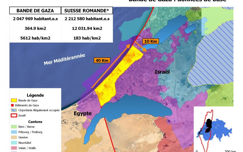 Représentations cartographiques Palestine-Suisse